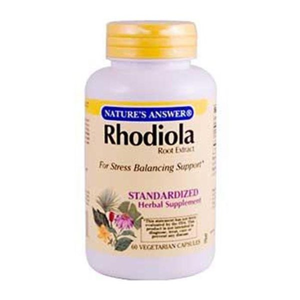 Women Nature's Answer Rhodiola Root Extract - 60 Vegetarian Capsules SPN-0494138